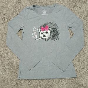 🦔❤Girl's Hedgehog Top